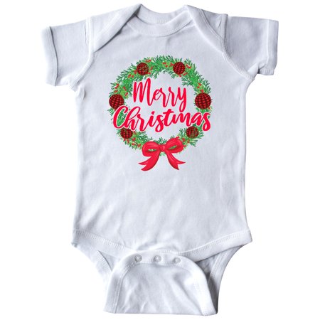 Inktastic Merry Christmas Wreath with Red Bow and Ornaments Gift Baby Boy or Baby Girl Bodysuit
Inktastic Merry Christmas Wreath with Red Bow and Ornaments Gift Baby Boy or Baby Girl Bodysuit