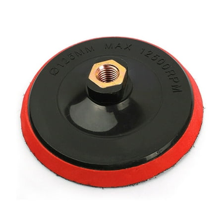 Goodhd 125*20mm M14 Polishing Board Plate Plastic + Foam + Metal 125mm Durable