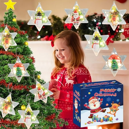 HAXMNOU 5pc Christmas Light Up Pendant Christmas Ornaments Snowflake Snowman Santa Christmas Tree Charm Christmas Decorations Holiday Party Decorations Fun For Family Friends
HAXMNOU 5pc Christmas Light Up Pendant Christmas Ornaments Snowflake Snowman Santa Christmas Tree Charm Christmas Decorations Holiday Party Decorations Fun For Family Friends