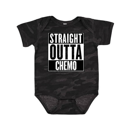 Inktastic Straight Outta Chemo Gift Baby Boy or Baby Girl Bodysuit