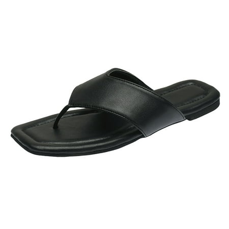 Betiyuaoe Shoes for Women Summer Fashion Open Toe Flip-Toe Square Toe Flat Heel Casual Slippers Shoe
Betiyuaoe Shoes for Women Summer Fashion Open Toe Flip-Toe Square Toe Flat Heel Casual Slippers Shoe