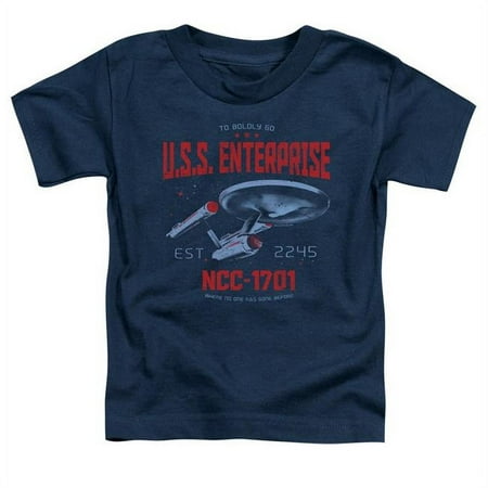 Trevco CBS2349-TT-1 Star Trek & Stardate 2245 Toddler Short Sleeve T-Shirt Navy - Small - 2 Toddler
Trevco CBS2349-TT-1 Star Trek & Stardate 2245 Toddler Short Sleeve T-Shirt Navy - Small - 2 Toddler