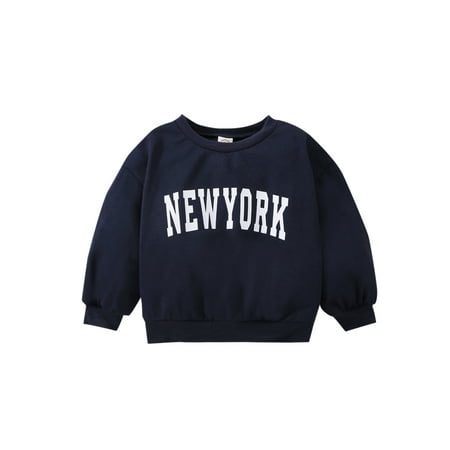 CenturyX Kids Baby Girls Boys Fall Sweatshirt Toddlers Letter Print Long Sleeve Pullover Tops Autumn Clothes 18-24 Months
CenturyX Kids Baby Girls Boys Fall Sweatshirt Toddlers Letter Print Long Sleeve Pullover Tops Autumn Clothes 18-24 Months