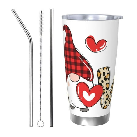 Logiee Love Gnomes Print 20OZ Car Cup with Lid Stainless Steel Vacuum Insulated Double Wall Travel Tumbler Durable Insulated Coffee Mug Thermal Cup with Straw-Straw Three-piece Set
Logiee Love Gnomes Print 20OZ Car Cup with Lid Stainless Steel Vacuum Insulated Double Wall Travel Tumbler Durable Insulated Coffee Mug Thermal Cup with Straw-Straw Three-piece Set