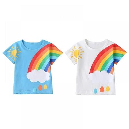 MELLCO Unisex Baby Boy Girl Rainbown T-Shirts Summer Casual Tops Short Sleeve Shirts for Toddler S-2XL 18M-6Y
MELLCO Unisex Baby Boy Girl Rainbown T-Shirts Summer Casual Tops Short Sleeve Shirts for Toddler S-2XL 18M-6Y