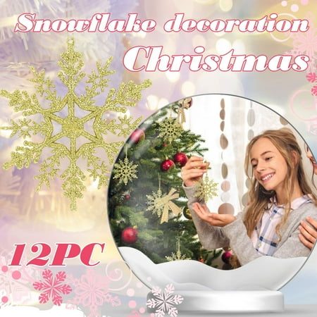 pgeraug pendants 12pc christmas powdered snowflakes ornaments christmas decorations tree christmas tree snowflakes pendant hangs gold
pgeraug pendants 12pc christmas powdered snowflakes ornaments christmas decorations tree christmas tree snowflakes pendant hangs gold