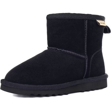 QWZNDZGR Kids Snow Boots Boys Girls Winter Boots Cow Suede Warm Faux Fur Lined Durable Shoes(Little Kid/Big Kid)
QWZNDZGR Kids Snow Boots Boys Girls Winter Boots Cow Suede Warm Faux Fur Lined Durable Shoes(Little Kid/Big Kid)