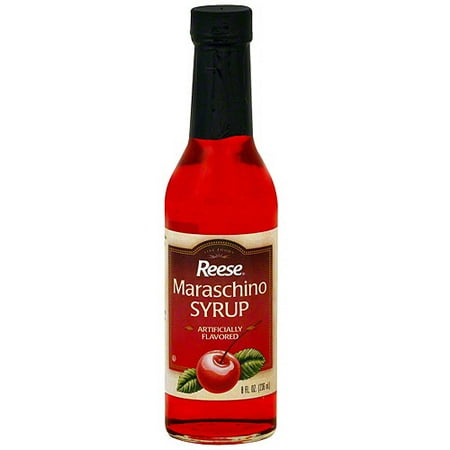 Reese Maraschino Syrup, 8 oz (Pack of 12)