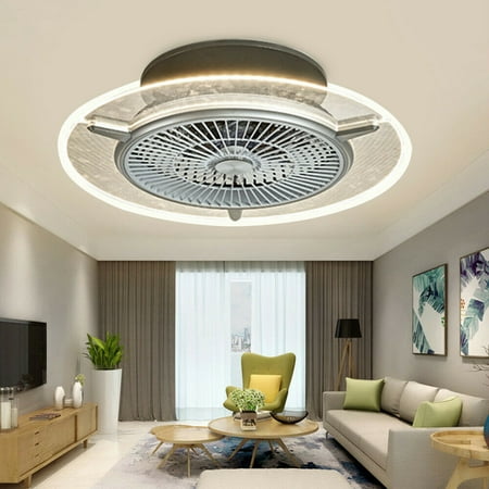 OUKANING Ceiling Fan With Light kit Remote Control LED Round Transparent Lamp 3 Speed
OUKANING Ceiling Fan With Light kit Remote Control LED Round Transparent Lamp 3 Speed