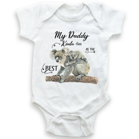 My Daddy Koal-Fies As The Best - Cute Koalas - Baby Bodysuit - Unisex Clothing - Baby Boy - Baby Girl
My Daddy Koal-Fies As The Best - Cute Koalas - Baby Bodysuit - Unisex Clothing - Baby Boy - Baby Girl
