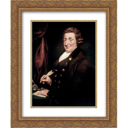 John Russell 2x Matted 20x24 Gold Ornate Framed Art Print 'Anthony Knowles'