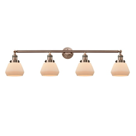 Innovations Lighting 215-S Fulton Fulton 4 Light 43 Wide Bathroom Vanity Light - Copper
Innovations Lighting 215-S Fulton Fulton 4 Light 43 Wide Bathroom Vanity Light - Copper