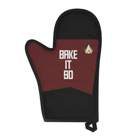 Bake it So Oven Glove - Picard Make it So Oven Mitt
Bake it So Oven Glove - Picard Make it So Oven Mitt