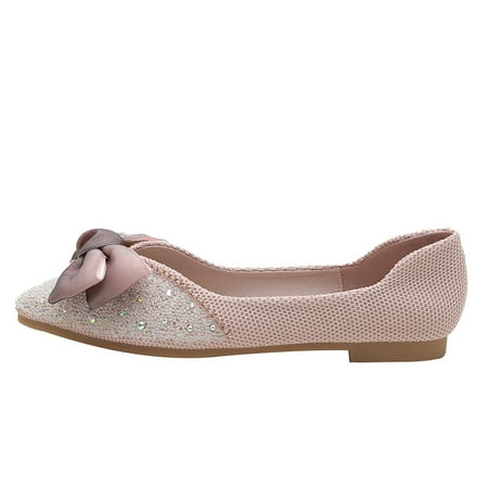 Women‘s Faux Rhinestone Bowknot Flats Pointed Toe Lace Soft Sole Shoes Slip On Walking Shoes
Women‘s Faux Rhinestone Bowknot Flats Pointed Toe Lace Soft Sole Shoes Slip On Walking Shoes