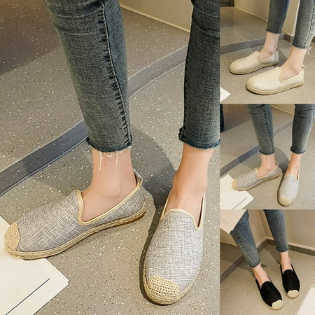 Round Comfortable Toe Canvas Single Women Casual Fashion Shoes Weave On Slip Breathable Flat Women s Casual Shoes
Round Comfortable Toe Canvas Single Women Casual Fashion Shoes Weave On Slip Breathable Flat Women s Casual Shoes
