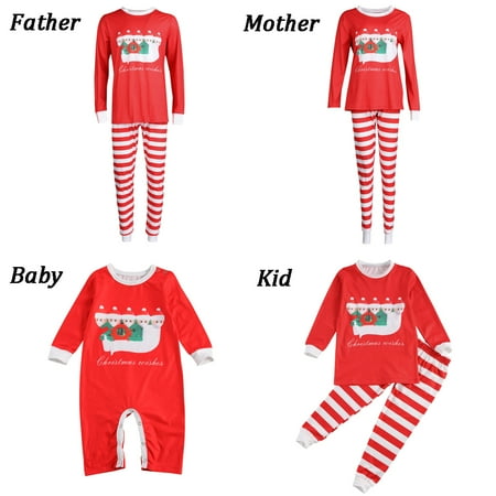 Fanvereka Family Christmas Matching Nightclothes Santa Red Stripe Pajamas Set for Men Women Kid Baby
Fanvereka Family Christmas Matching Nightclothes Santa Red Stripe Pajamas Set for Men Women Kid Baby