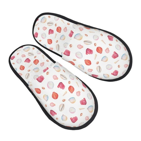 Ocsxa Mens Womens Cozy Memory Foam Scuff Slippers Slip On Warm House Shoes Indoor/Outdoor-Red Coral And Scallop Seashell
Ocsxa Mens Womens Cozy Memory Foam Scuff Slippers Slip On Warm House Shoes Indoor/Outdoor-Red Coral And Scallop Seashell