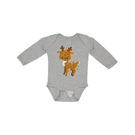 Inktastic Cute Reindeer with Christmas Lights Gift Baby Boy or Baby Girl Long Sleeve Bodysuit
Inktastic Cute Reindeer with Christmas Lights Gift Baby Boy or Baby Girl Long Sleeve Bodysuit
