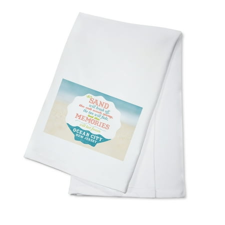 Ocean City New Jersey Beach Memories Last Forever Contour (100% Cotton Tea Towel Decorative Hand Towel Kitchen and Home)
Ocean City New Jersey Beach Memories Last Forever Contour (100% Cotton Tea Towel Decorative Hand Towel Kitchen and Home)