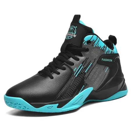 Men‘s Mid-top Basketball Shoes Shockproof And Comfortable Sneakers For Outdoor Sports In Autumn And Winter