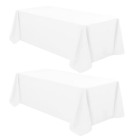 YMHPRIDE 2Pack White Polyester Tablecloths 90x156inch Rectangle Tables Polyester Table Cover Stain and Wrinkle Resistant Washable Table Cloth for Wedding Reception Banquet Party
YMHPRIDE 2Pack White Polyester Tablecloths 90x156inch Rectangle Tables Polyester Table Cover Stain and Wrinkle Resistant Washable Table Cloth for Wedding Reception Banquet Party
