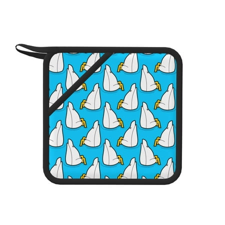 Matuu Duck Dives for Square Silicone Anti-hot Pad for Kitchen Potholders Hot Dishers Spoon Holder
Matuu Duck Dives for Square Silicone Anti-hot Pad for Kitchen Potholders Hot Dishers Spoon Holder
