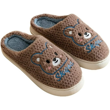 PIKADINGNIS Cute Furry Bear Bunny House Slippers for Women Men Fluffy Faux Fur Plush Soft Warm Home Indoor Shoes
PIKADINGNIS Cute Furry Bear Bunny House Slippers for Women Men Fluffy Faux Fur Plush Soft Warm Home Indoor Shoes