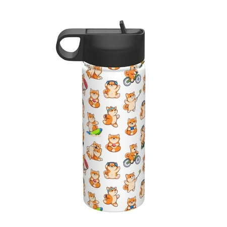 Matuu Kawaii Shiba Dog for 18oz Durable Thermal Cups Keep Drinks Cold & Hot Insulated Coffee Mug with Lid (With Straw)
Matuu Kawaii Shiba Dog for 18oz Durable Thermal Cups Keep Drinks Cold & Hot Insulated Coffee Mug with Lid (With Straw)