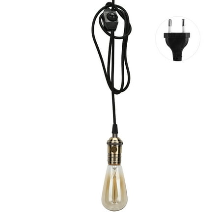Retro Style Single Head Black Braid Wire Pendant Light Chandelier for Home Bar Use 85-250VEU Plug
Retro Style Single Head Black Braid Wire Pendant Light Chandelier for Home Bar Use 85-250VEU Plug