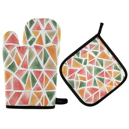 2pcs kitchen insulation gloves Oven Mitts and Pot Holders Sets Heat Resistant kitchen insulation pad Orange Pink and Green Pattern
2pcs kitchen insulation gloves Oven Mitts and Pot Holders Sets Heat Resistant kitchen insulation pad Orange Pink and Green Pattern