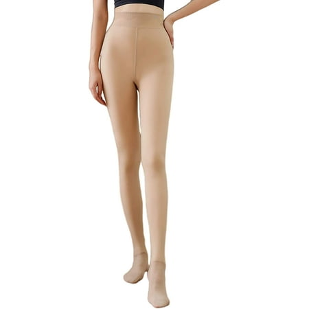DanceeMangoo Women Winter Warm Fleece Lined Tights Texture Smooth Sheer Pantyhose Slim Stretchy Thermal High Waist Leggings
DanceeMangoo Women Winter Warm Fleece Lined Tights Texture Smooth Sheer Pantyhose Slim Stretchy Thermal High Waist Leggings