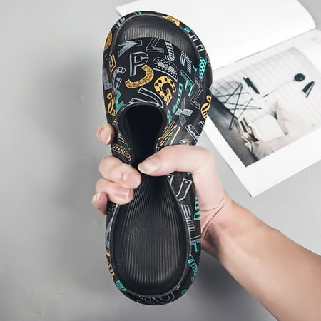 Vedolay Mens 2023 Slippers Slippers for Men Platform with Non-Slip Thick Sole Shoes Black 8
Vedolay Mens 2023 Slippers Slippers for Men Platform with Non-Slip Thick Sole Shoes Black 8