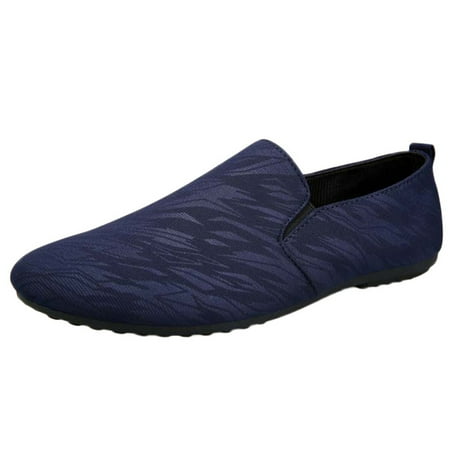 Fashion Men s Summer Retro Lazy Shoes Casual Peas Shoes England Casual Shoes