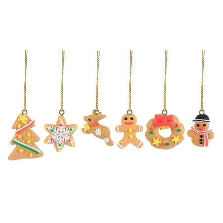 HOMEMAXS 6pcs Christmas Decoration Xmas Tree Snowflake Snowman Gingerbread Man Pendants
HOMEMAXS 6pcs Christmas Decoration Xmas Tree Snowflake Snowman Gingerbread Man Pendants