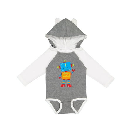 Inktastic Cute Robot Colorful Robot Funny Robot Robotics Gift Baby Boy or Baby Girl Long Sleeve Bodysuit
Inktastic Cute Robot Colorful Robot Funny Robot Robotics Gift Baby Boy or Baby Girl Long Sleeve Bodysuit
