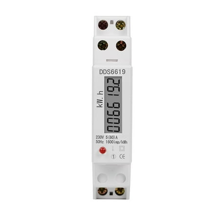 230V Digital LCD Kwh Wattmeter Power Consumption Energy Meter Electric Din Rail
230V Digital LCD Kwh Wattmeter Power Consumption Energy Meter Electric Din Rail