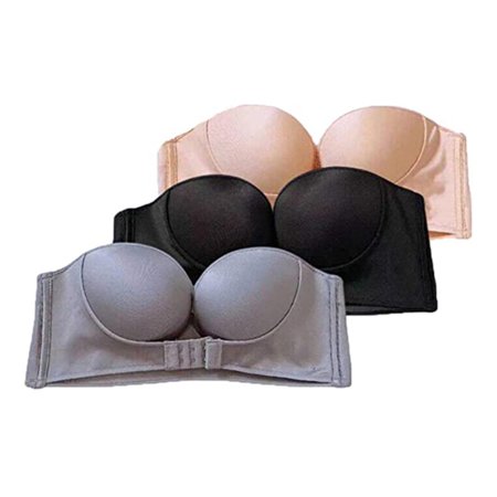 Strapless Bra with Front Closure Solid Durable Soft Slip Proof Easy to Wear Comfortable Long Lasting for Women 36/80ab
Strapless Bra with Front Closure Solid Durable Soft Slip Proof Easy to Wear Comfortable Long Lasting for Women 36/80ab