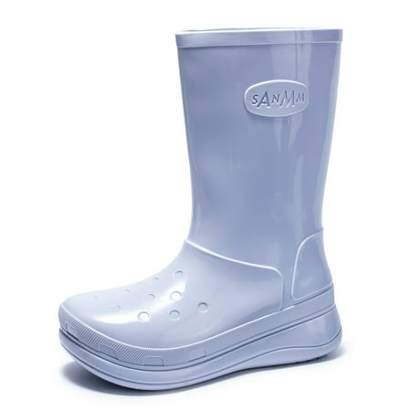 Women‘s Platform Mid Calf Rain Boots Solid Color Waterproof Non-slip Shoes Casual Outdoor Slip On Shoes
Women‘s Platform Mid Calf Rain Boots Solid Color Waterproof Non-slip Shoes Casual Outdoor Slip On Shoes