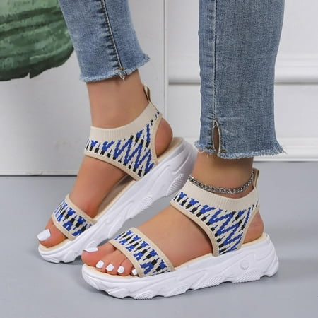 Womens Spring Trends!AXXD Womens House Slippers New Thick-soled Sandals Breathable Slip-ons Sandals Beach Shoes For Youth New Arrival Size 8.5
Womens Spring Trends!AXXD Womens House Slippers New Thick-soled Sandals Breathable Slip-ons Sandals Beach Shoes For Youth New Arrival Size 8.5