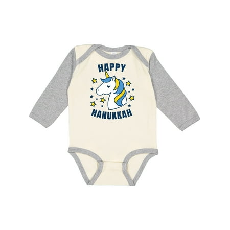 Inktastic Happy Hanukkah Unicorn in Gold and Yellow with Stars Gift Baby Boy or Baby Girl Long Sleeve Bodysuit
Inktastic Happy Hanukkah Unicorn in Gold and Yellow with Stars Gift Baby Boy or Baby Girl Long Sleeve Bodysuit