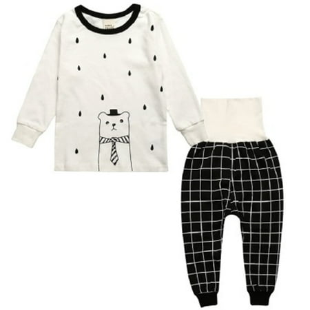 Kukoosong Toddler Boys Girls Pajamas Sets Baby Boy Girl Rabbit Print Tops+Pants 2-Piece Pajama Outfits Set White 110
Kukoosong Toddler Boys Girls Pajamas Sets Baby Boy Girl Rabbit Print Tops+Pants 2-Piece Pajama Outfits Set White 110