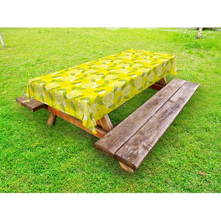 Spring Outdoor Tablecloth Fresh Lemon Slices with Leaves Background Soft Fruit Summer Tasteful Design Decorative Washable Fabric Picnic Tablecloth 58 X 120 Inches Yellow Fern Green by Ambesonne
Spring Outdoor Tablecloth Fresh Lemon Slices with Leaves Background Soft Fruit Summer Tasteful Design Decorative Washable Fabric Picnic Tablecloth 58 X 120 Inches Yellow Fern Green by Ambesonne