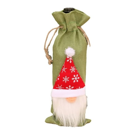 VEAREAR Wine Bottle Covers Fine Wine Gift Bag Compact Cartoon Fabric Eye-Catching Wine Bottle Dress-up for Christmas
VEAREAR Wine Bottle Covers Fine Wine Gift Bag Compact Cartoon Fabric Eye-Catching Wine Bottle Dress-up for Christmas