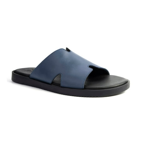 Anthony Veer Mens Marrkesh Leather Comfort Slide