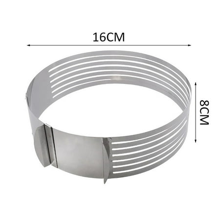 Layered Slicer Cake Ring Adjustable Layer Cake Slicer Adjustable Layer Cake Slicer Mousse Mould for Women Wedding Christmas
Layered Slicer Cake Ring Adjustable Layer Cake Slicer Adjustable Layer Cake Slicer Mousse Mould for Women Wedding Christmas