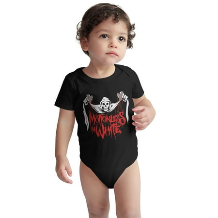 Motionless Baby Onesie in White Toddler Baby Boys Girls Short-Sleeve Bodysuits Cotton Romper Black 6 Months
Motionless Baby Onesie in White Toddler Baby Boys Girls Short-Sleeve Bodysuits Cotton Romper Black 6 Months