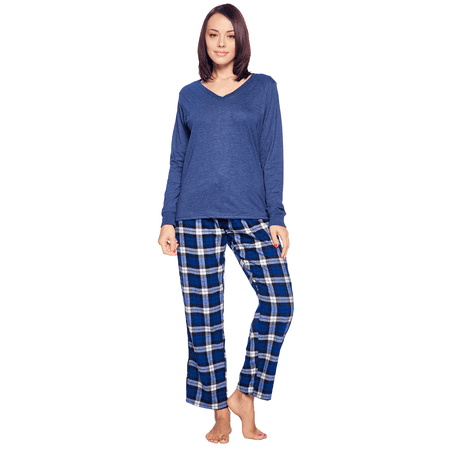 Ashford & Brooks Women’s Cotton Long-Sleeve Top Flannel Pants Pajama Sleepwear Set
Ashford & Brooks Women’s Cotton Long-Sleeve Top Flannel Pants Pajama Sleepwear Set