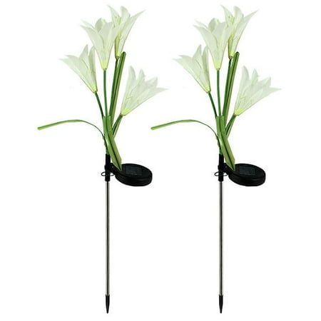 Outdoor Solar Stake Lights upgraded Waterproof Solar Garden Lily Lights multi-colors Changing Led Decorative Lights Compatible With Garden pat
Outdoor Solar Stake Lights upgraded Waterproof Solar Garden Lily Lights multi-colors Changing Led Decorative Lights Compatible With Garden pat