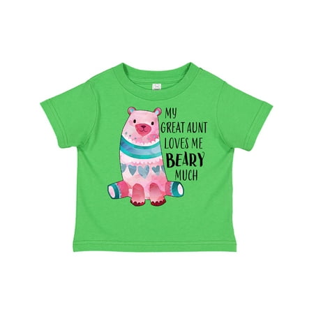 Inktastic My Great Aunt Loves Me Beary Much with Cute Bear Gift Toddler Boy or Toddler Girl T-Shirt
Inktastic My Great Aunt Loves Me Beary Much with Cute Bear Gift Toddler Boy or Toddler Girl T-Shirt