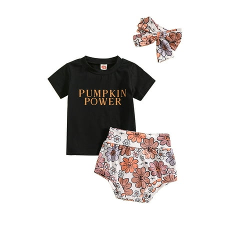 Toddler Girls Outfits Holiday Outfits Boys Short Sleeve Floral Prints Tops And Shorts 3Pcs Set Fall Girls Clothings 6 Months-12 Months
Toddler Girls Outfits Holiday Outfits Boys Short Sleeve Floral Prints Tops And Shorts 3Pcs Set Fall Girls Clothings 6 Months-12 Months